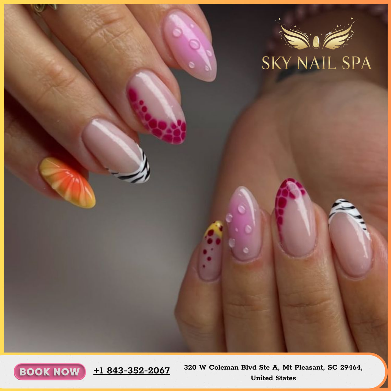 SKY NAIL SPA logo